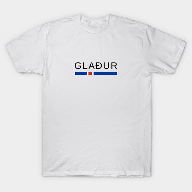 Glaður Iceland T-Shirt by icelandtshirts